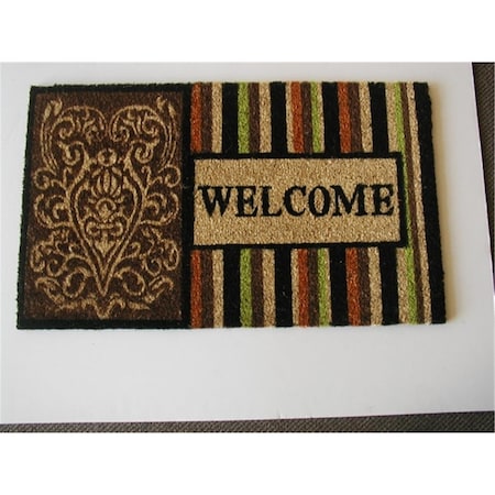 Geo Crafts Welcome3 Printed Coir Mat G106